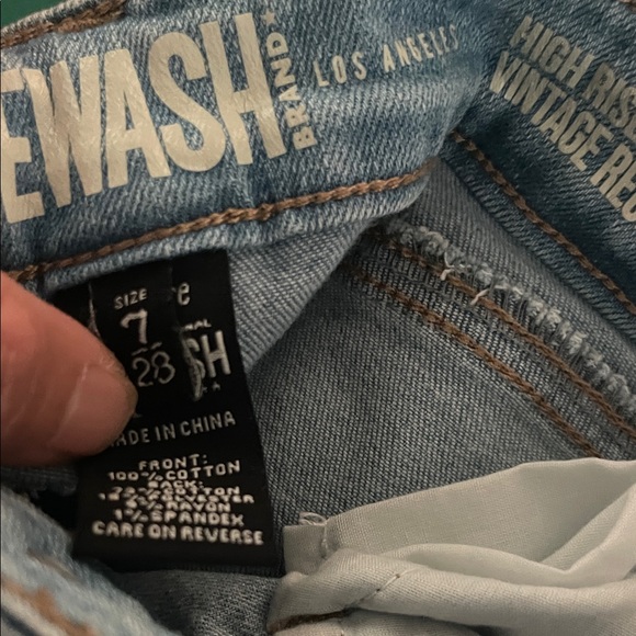 Rewash High Rise Vintage Reunion Jeans - Light Blue - Picture 7 of 10